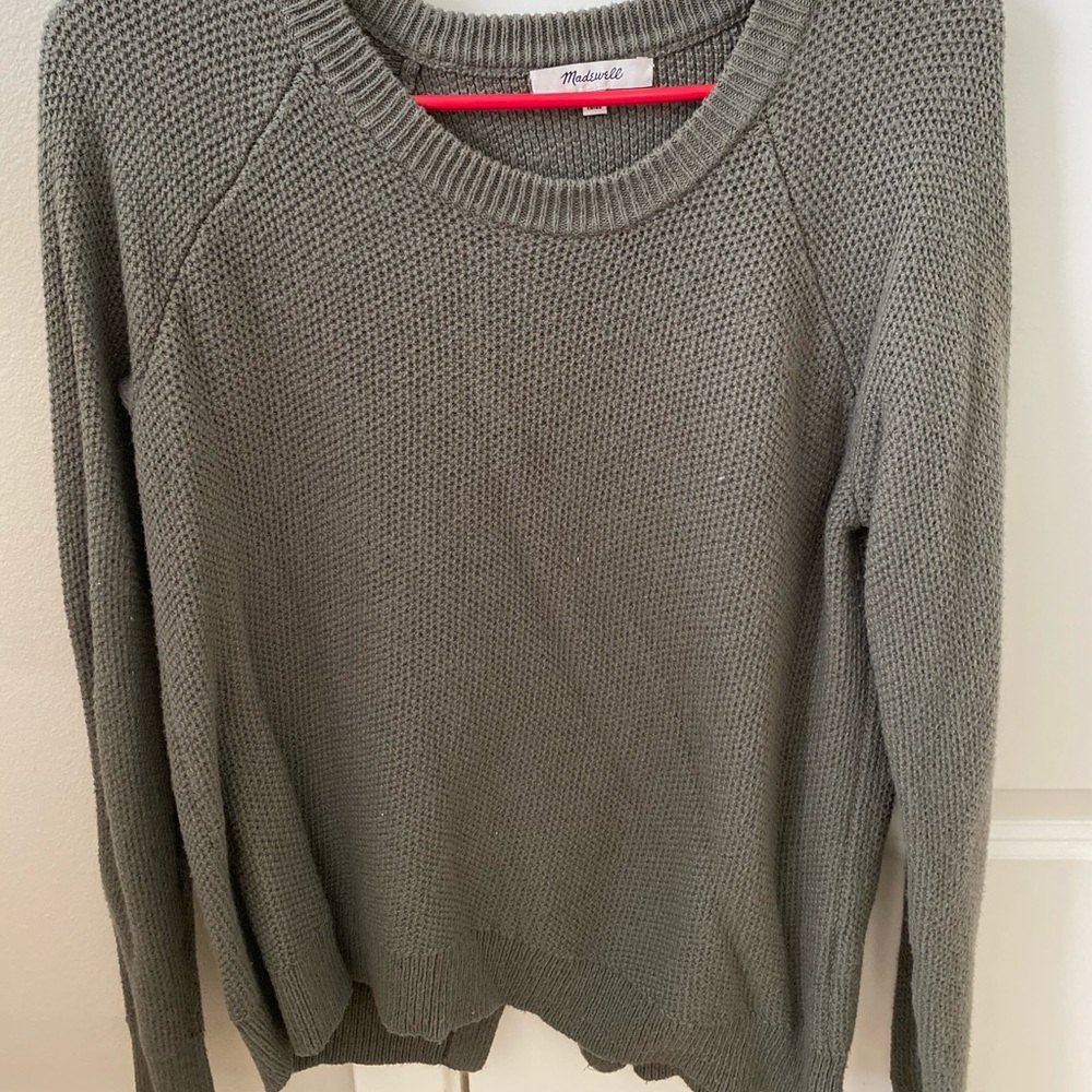 NEW Madewell olive green sweater